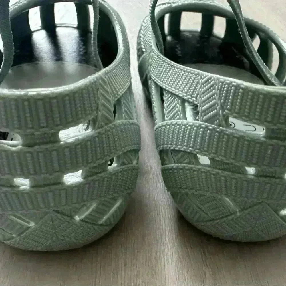 Mini Melissa Jason Wu Jelly Flats Girls Size 6 Mint Green Mary Jane Style